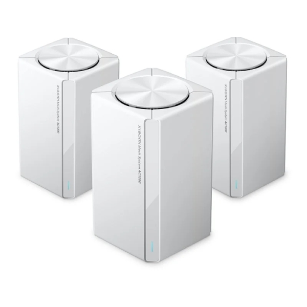 Xiaomi AC1200 Pack de 3 Sistemas WiFi Mesh Dual Band - Velocidad hasta 1200Mbps - 2 Puertos RJ-45 Xiaomi AC1200 Pack de 3 Sistemas WiFi Mesh Dual Band - Velocidad hasta 1200Mbps - 2 Puertos RJ-45