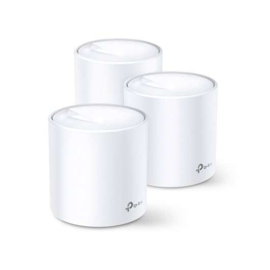 TP-Link Sistema WiFi 6 Mesh Doble Banda AX1800 - 3 Unidades Deco - 2 Puertos Ethernet LAN (RJ-45) - Cobertura WiFi hasta 1760m2 - WPA3 TP-Link Sistema WiFi 6 Mesh Doble Banda AX1800 - 3 Unidades Deco - 2 Puertos Ethernet LAN (RJ-45) - Cobertura WiFi hasta 1760m2 - WPA3