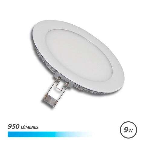 Elbat Downlight Empotrar Ultraplano LED 9W 950LM - Luz Fria - Diseño de Bajo Perfil - Facil Instalacion - Color Blanco Elbat Downlight Empotrar Ultraplano LED 9W 950LM - Luz Fria - Diseño de Bajo Perfil - Facil Instalacion - Color Blanco