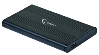 Gembird Carcasa Externa HD 2.5\" SATA-USB 2.0 Aluminio - Color Negro
