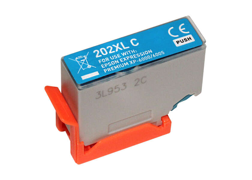 Epson 202XL Cyan Cartucho de Tinta Generico - Reemplaza C13T02H24010/C13T02F24010 Epson 202XL Cyan Cartucho de Tinta Generico - Reemplaza C13T02H24010/C13T02F24010
