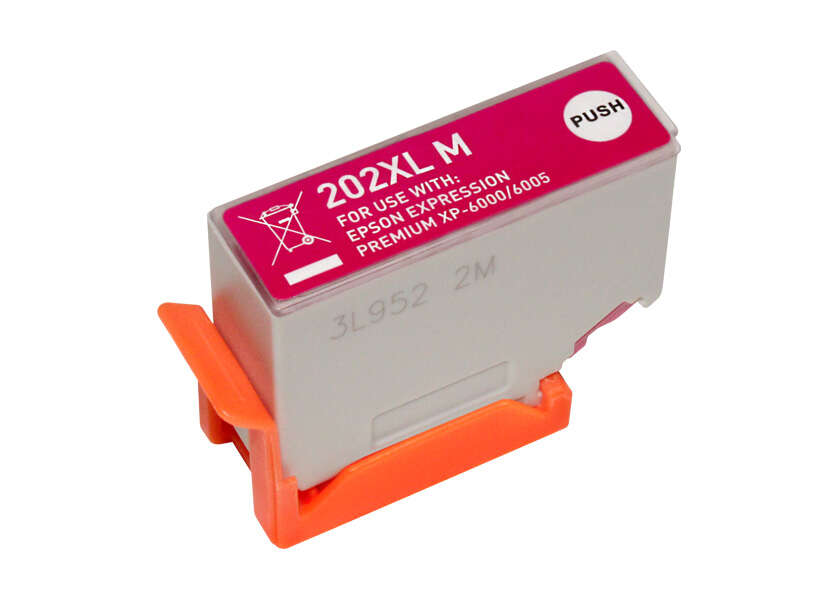 Epson 202XL Magenta Cartucho de Tinta Generico - Reemplaza C13T02H34010/C13T02F34010 Epson 202XL Magenta Cartucho de Tinta Generico - Reemplaza C13T02H34010/C13T02F34010