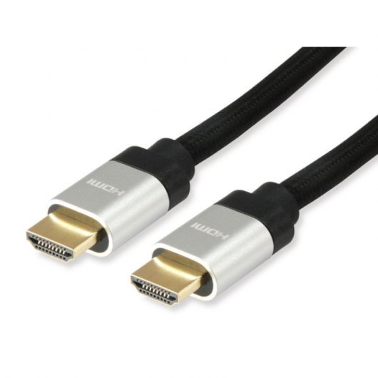 Equip Cable Trenzado HDMI 2.1 Macho/Macho - Ancho de Banda hasta 48 Gbps. - Admite hasta 8K / 60Hz - Alta Velocidad - Longitud 2m