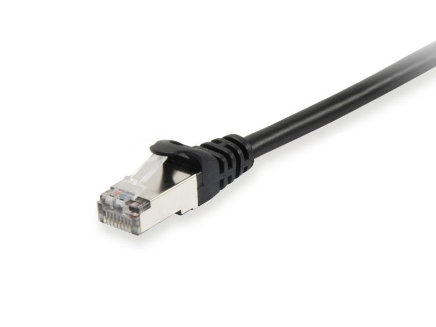Equip Cable de Red F/UTP Cat.5e - Latiguillo 0.25m - Color Negro