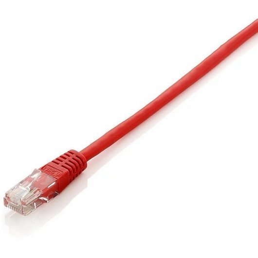 Equip Cable de Red RJ45 UTP Cat 6 - Latiguillo 1m - Color Rojo