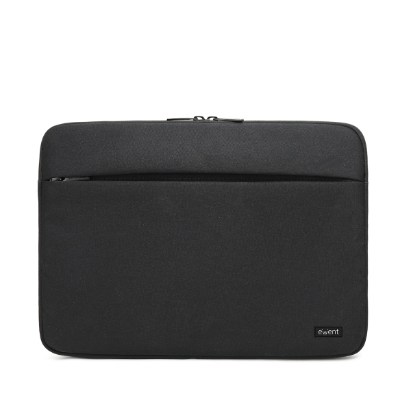 Ewent Funda para Portatil de hasta 13.3\" - Poliester - Compartimiento Adicional - Color Negro