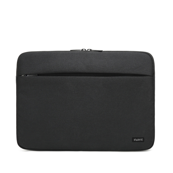 Ewent Funda para Portatil de hasta 14.1\" - Poliester - Compartimiento Adicional - Color Negro