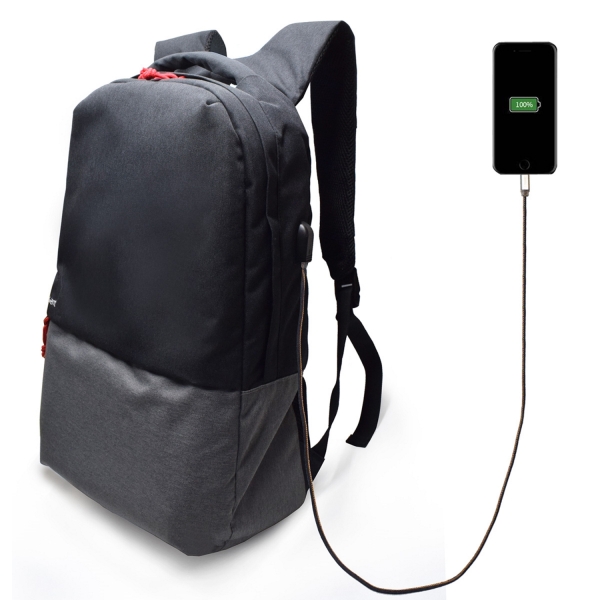 Ewent EW2529 Mochila para Portatil hasta 17\" - Puerto de Carga USB - a Prueba de Agua - Color Negro