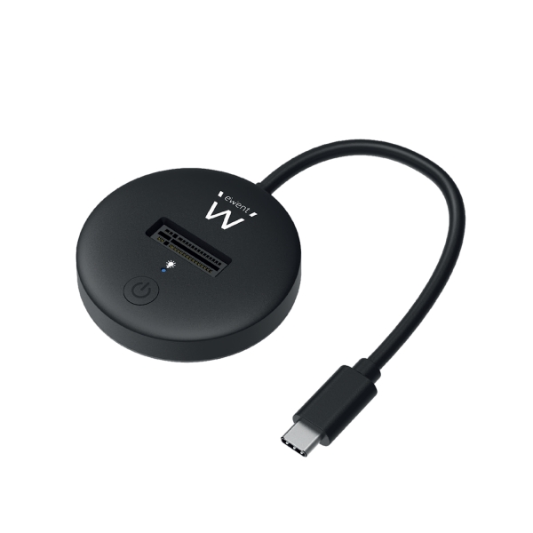 Ewent Estacion de Docking para SSD M.2 NVME - Soporte UASP y TRIM - Cable de 50cm - Color Negro Ewent Estacion de Docking para SSD M.2 NVME - Soporte UASP y TRIM - Cable de 50cm - Color Negro