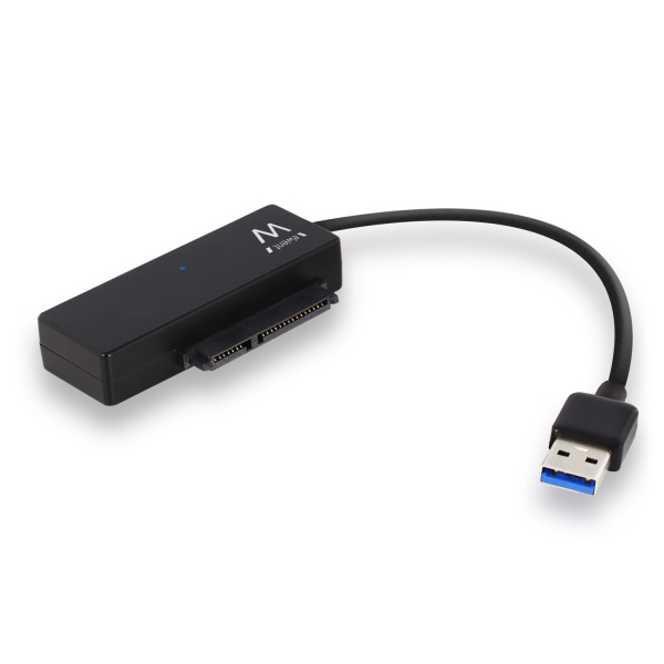 Ewent Cable Adaptador SATA a USB-C - USB-C 3.1 Gen1 - SSD/HDD de 2.5/3.5\" - ABS de Alta Resistencia - Indicador LED - Color Negro Ewent Cable Adaptador SATA a USB-C - USB-C 3.1 Gen1 - SSD/HDD de 2.5/3.5\" - ABS de Alta Resistencia - Indicador LED - Color Negro
