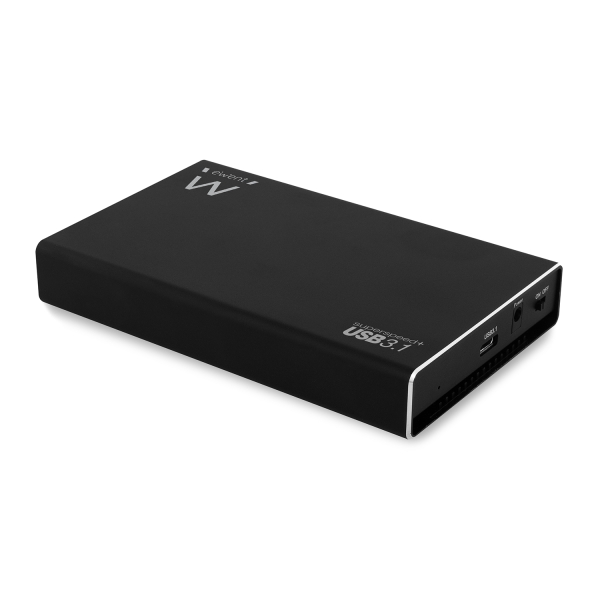 Ewent Carcasa Externa para HDD/SSD - USB-C 3.2 Gen2 - Aluminio - SSD/HDD de 2.5\" - Color Negro Ewent Carcasa Externa para HDD/SSD - USB-C 3.2 Gen2 - Aluminio - SSD/HDD de 2.5\" - Color Negro