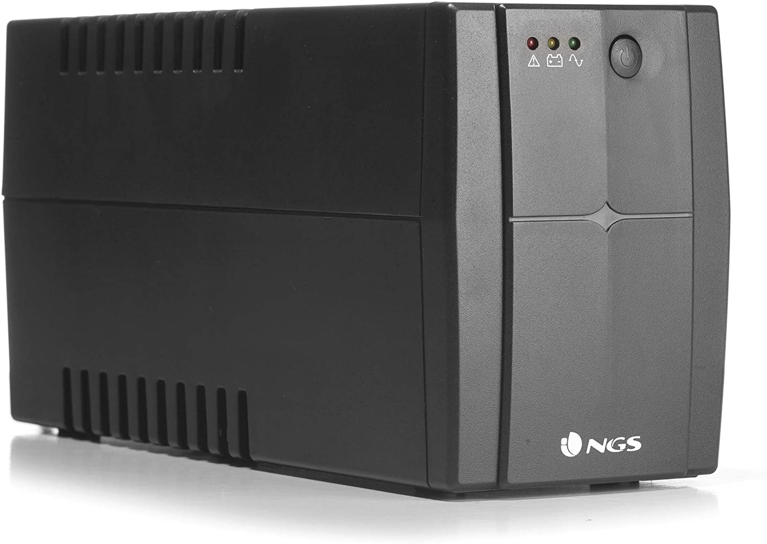 NGS Fortress 1200 V2 SAI 800VA UPS 480W - Tecnologia Off Line - Funcion AVR - 2x Schukos - Proteccion Sobrecargas y Cortocircuitos