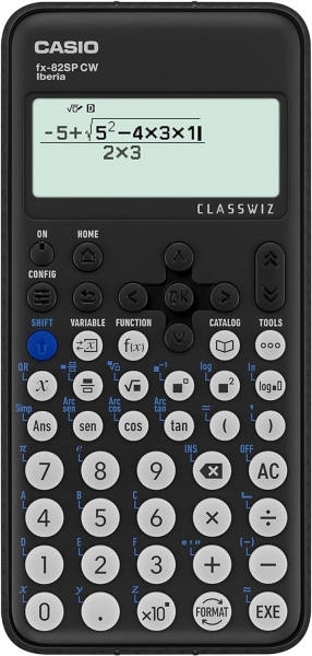 Casio Iberia Classwiz FX-82SP Calculadora Cientifica Pantalla LCD 12 Digitos - Mas de 300 Funciones - Simplificacion Fracciones, Calculos Fraccionarios, Division Entera etc... - Tapa Protectora - Color Negro Casio Iberia Classwiz FX-82SP Calculadora Cientifica Pantalla LCD 12 Digitos - Mas de 300 Funciones - Simplificacion Fracciones, Calculos Fraccionarios, Division Entera etc... - Tapa Protectora - Color Negro