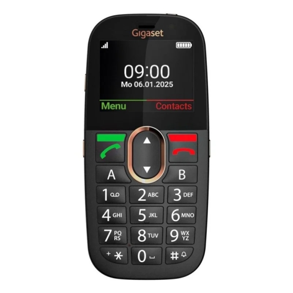 Gigaset GL695 Telefono Movil para Mayores Pantalla 2.31\" - 4G - Botones Grandes - Base de Carga - Color Negro Gigaset GL695 Telefono Movil para Mayores Pantalla 2.31\" - 4G - Botones Grandes - Base de Carga - Color Negro