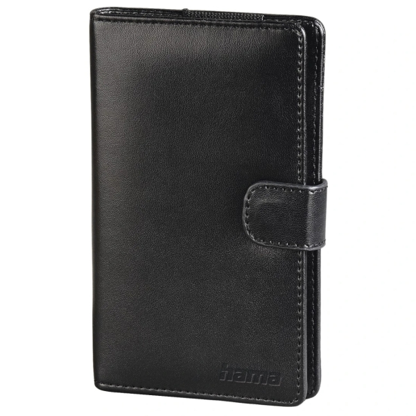 Hama Vegas Estuche para 5 Memorias USB - Universal - Cuero - 8.2x1.6x13.9cm - Color Negro