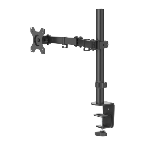 Hama Soporte de Mesa con Brazo Articulado para Monitor de 13 a 32\" - Capacidad 10kg - Giro 180º - Inclinacion de 45º - Altura Ajustable - Acero - VESA 100x100 - 42.88x14.51x40.64cm - Color Negro