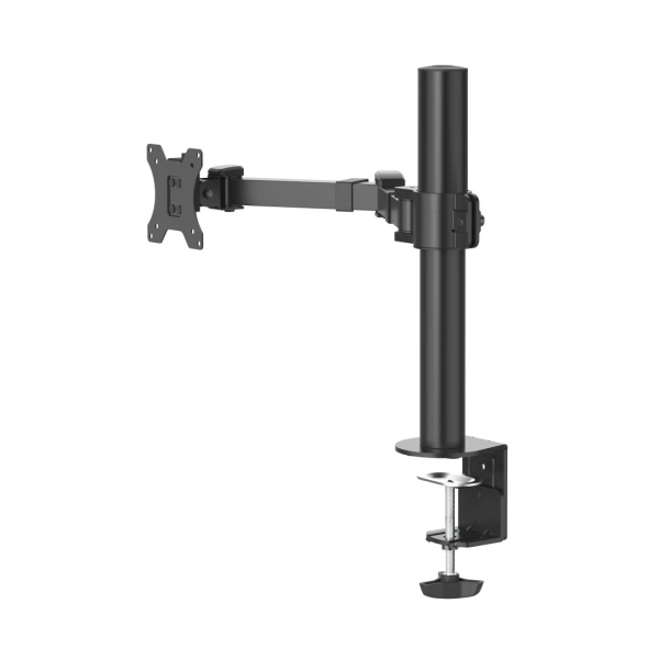 Hama Soporte de Mesa con Brazo Articulado para Monitor de 13 a 35\" - Capacidad 15kg - Inclinacion de 35º - Altura Ajustable - Permite Giro 180º - Acero - VESA 100x100 - 10x59x40.43cm - Color Negro
