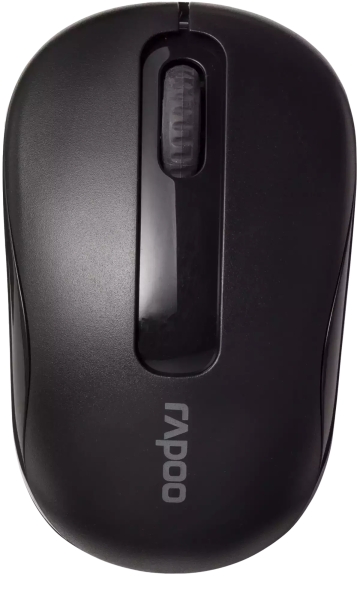 Rapoo M10 Plus Raton Inalambrico - 2.4GHz - 1200 DPI - Autonomia 12 Meses - Color Negro Rapoo M10 Plus Raton Inalambrico - 2.4GHz - 1200 DPI - Autonomia 12 Meses - Color Negro