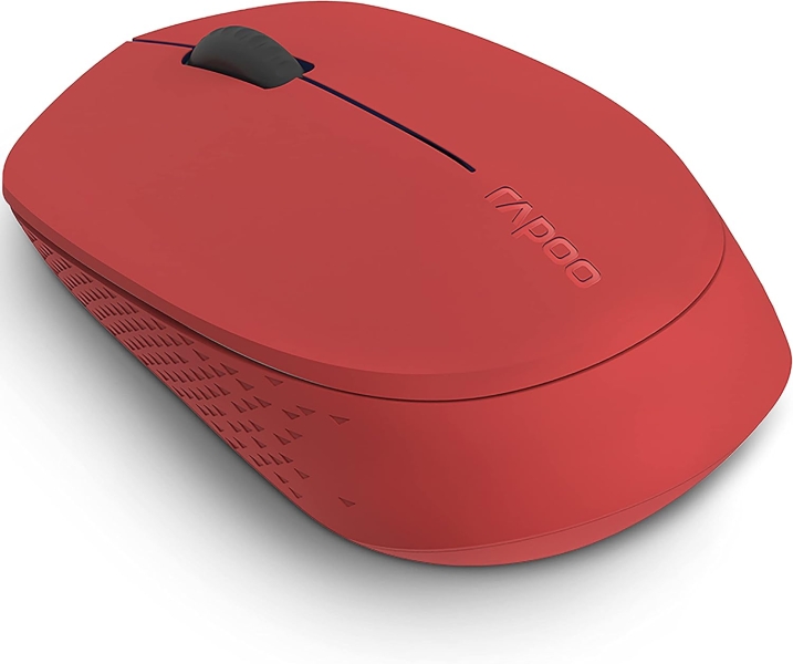Rapoo M100 Silent Raton Inalambrico - Bluetooh y 2.4GHz - 1300 DPI - Autonomia 9 Meses - Color Rojo Rapoo M100 Silent Raton Inalambrico - Bluetooh y 2.4GHz - 1300 DPI - Autonomia 9 Meses - Color Rojo