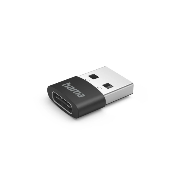 Hama Pack de 3 Adaptadores USB - USB-A Macho - USB-C Macho - Velocidada hasta 480Mbit/S - Color Negro Hama Pack de 3 Adaptadores USB - USB-A Macho - USB-C Macho - Velocidada hasta 480Mbit/S - Color Negro