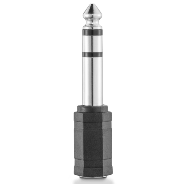 Hama Essential Adaptador Jack - Hembra 3.5mm - Macho 6.3mm - Color Negro Hama Essential Adaptador Jack - Hembra 3.5mm - Macho 6.3mm - Color Negro