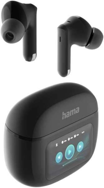 Hama Spirit Touch Auriculares Inalambricos TWS - Bluetooth 5.4 - Control Tactil Inteligente - Estuche Recargable - Color Negro Hama Spirit Touch Auriculares Inalambricos TWS - Bluetooth 5.4 - Control Tactil Inteligente - Estuche Recargable - Color Negro