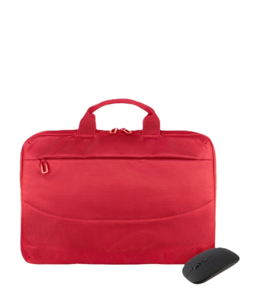 Tucano Idea Maletin Portatil 15,6\" + Raton Inalambrico - Tamaño Slim - Interior Acolchado - Color Rojo Tucano Idea Maletin Portatil 15,6\" + Raton Inalambrico - Tamaño Slim - Interior Acolchado - Color Rojo