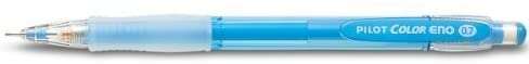 Pilot Portaminas Color Eno H-197 - Trazo 0.7mm - Grip de Goma - Goma de Borrar - Mina Color Azul Claro