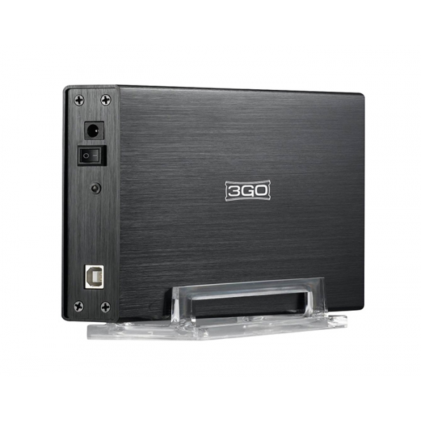 3Go Carcasa Externa HD 3.5\" IDE + SATA USB 2.0 - Color Negro