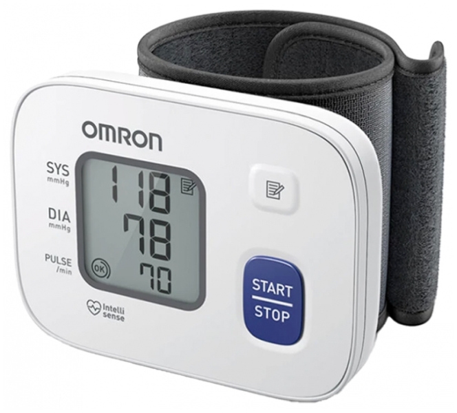 Omron RS2 Tensiometro de Muñeca - Deteccion Latido Arritmico - Intellisense - Deteccion Hipertension - Memoria 30 Lecturas - Color Blanco Omron RS2 Tensiometro de Muñeca - Deteccion Latido Arritmico - Intellisense - Deteccion Hipertension - Memoria 30 Lecturas - Color Blanco