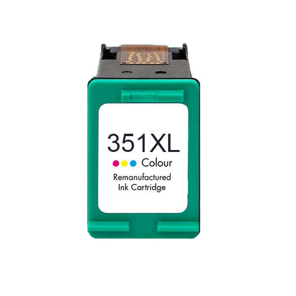 Remanufacturado HP 351XL Color Cartucho de Tinta - Reemplaza CB338EE/CB337EE