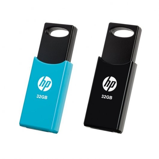 HP v211w Mini Memoria USB 2.0 32GB - Color Negro (Pendrive)