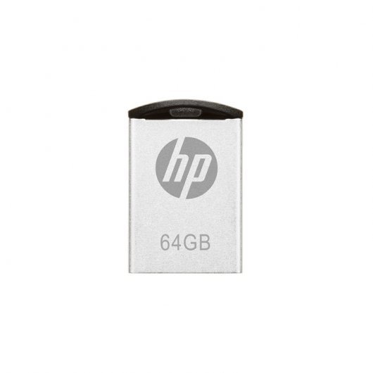 HP v222w Mini Memoria USB 2.0 64GB - Color Plata (Pendrive)