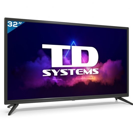 TD Systems Televisor Smart TV 32\" DLED HD - WiFi, Bluetooth, HDMI, USB - Grabador y Reproductor Multimedia USB - VESA 200x100mm