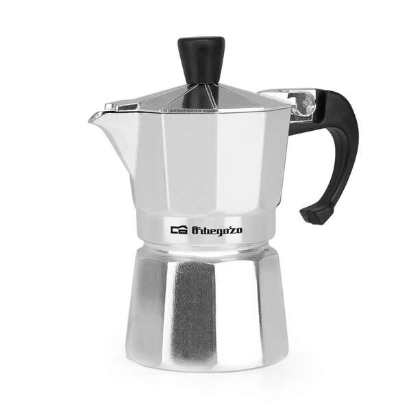 Orbegozo KF 100 Cafetera Italiana Compacta - Delicioso Cafe en una Taza - Mango Ergonomico - Valvula de Seguridad - Facil Limpieza - para Cocinas a Gas - Electricas y Vitroceramica Orbegozo KF 100 Cafetera Italiana Compacta - Delicioso Cafe en una Taza - Mango Ergonomico - Valvula de Seguridad - Facil Limpieza - para Cocinas a Gas - Electricas y Vitroceramica