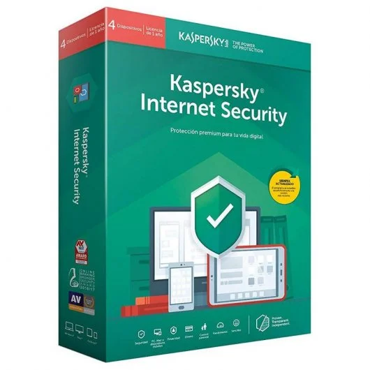Kaspersky Lab Internet Security 2020 Antivirus - Hasta 4 Dispositivos - Servicio 1 Año