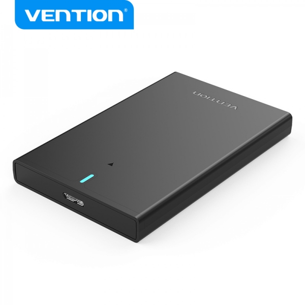 Vention Caja Externa para Disco Duro de 2.5\" USB 3.0 a Micro USB Sin Tornillos - Color Negro Vention Caja Externa para Disco Duro de 2.5\" USB 3.0 a Micro USB Sin Tornillos - Color Negro