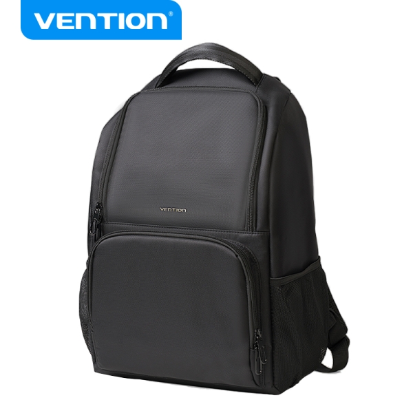 Vention Mochila Impermeable - 100% Polyester - Compatible con Portatiles hasta 15.6\" - Volumen 27L - Color Negro