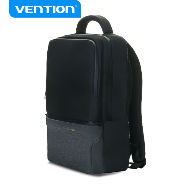 Vention Mochila Impermeable para Portatil - Tejido Oxford - Compartimento 15.6\" - Color Negro