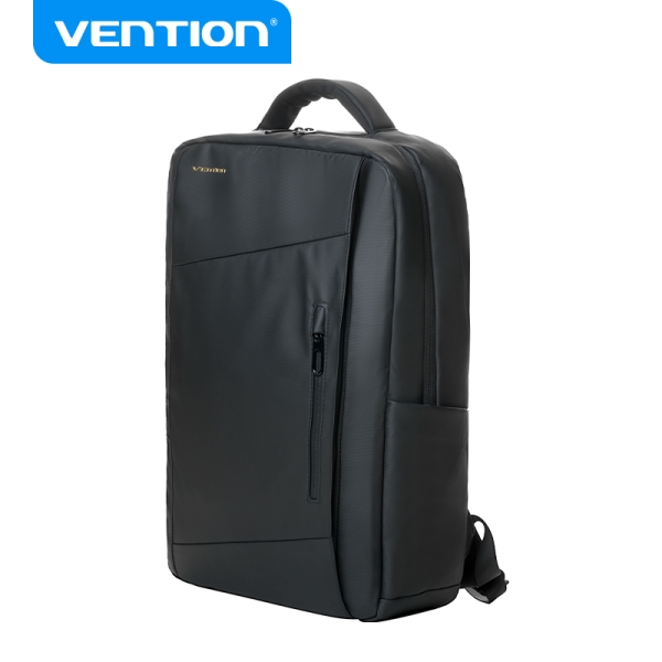 Vention Mochila Impermeable para Portatil - 20L - Compartimento Acolchado 15.6\" - Tela Repelente al Agua - Ligera y Duradera - Color Negro