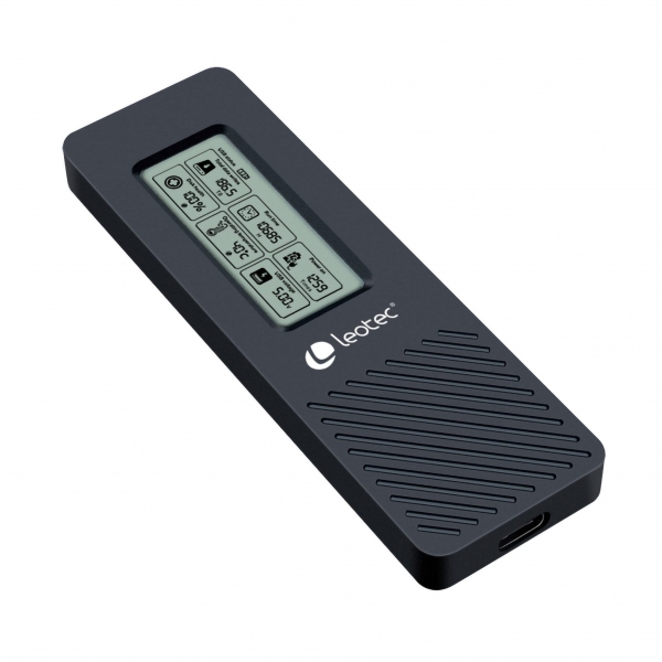 Leotec Caja Externa para Disco SSD M.2 NVMe - USB 3.2 Gen 2 - Panel LCD Type-C - 10Gbps Leotec Caja Externa para Disco SSD M.2 NVMe - USB 3.2 Gen 2 - Panel LCD Type-C - 10Gbps