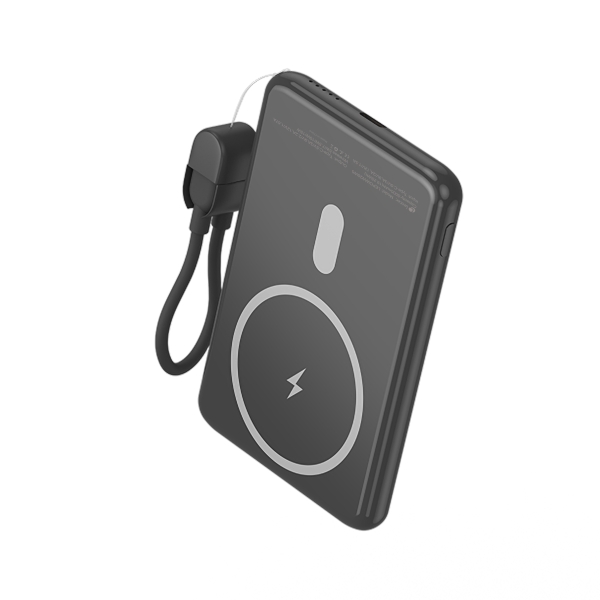 Leotec Powerbank Inalambrico 5.000 mAh - PD 20W - Qi 15W - Color Negro Leotec Powerbank Inalambrico 5.000 mAh - PD 20W - Qi 15W - Color Negro