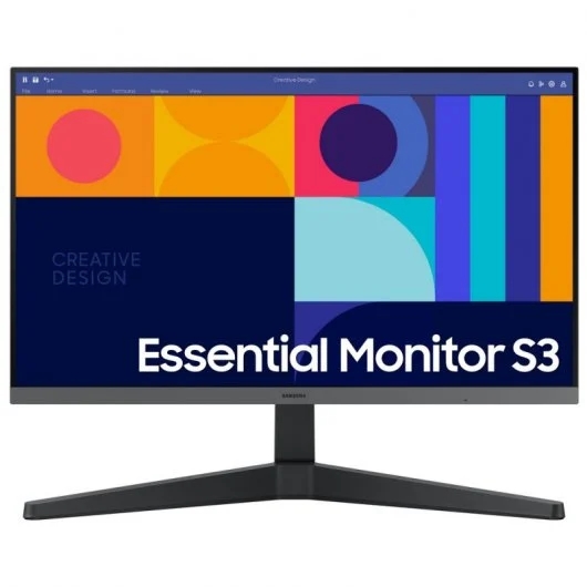 Samsung Essential Monitor S3 27\" Full HD - LCD - IPS - 16:9 - 100 Hz - Ángulo de vision 178° - Color Negro Samsung Essential Monitor S3 27\" Full HD - LCD - IPS - 16:9 - 100 Hz - Ángulo de vision 178° - Color Negro