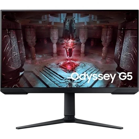 Samsung Odyssey G5 Monitor 27\" LED VA QHD 165Hz FreeSync Premium - Respuesta 1ms - Ajustable en Altura, Giratorio e Inclinable - Angulo de Vision 178º - HDMI, DisplayPort - VESA 100x100mm Samsung Odyssey G5 Monitor 27\" LED VA QHD 165Hz FreeSync Premium - Respuesta 1ms - Ajustable en Altura, Giratorio e Inclinable - Angulo de Vision 178º - HDMI, DisplayPort - VESA 100x100mm