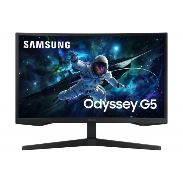 Samsung Odyssey G5 Monitor 27\" Curvo 1000R LED VA QHD 165Hz FreeSync - Respuesta 1ms - Angulo de Vision 178º - HDMI, DisplayPort - VESA 75x75mm