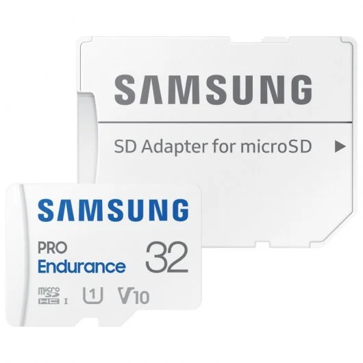 Samsung Pro Endurance Tarjeta Micro SDHC 32GB UHS-I V10 con Adaptador