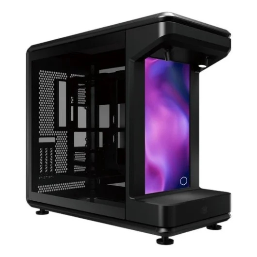 Cooler Master MasterFrame 360 Stage LCD Caja ATX - 2x USB-A 3.2 1x USB-C 4.0 1x Audio y Micro - Pantalla 15,6\" FHD - Focos ARGB - Color Negro Cooler Master MasterFrame 360 Stage LCD Caja ATX - 2x USB-A 3.2 1x USB-C 4.0 1x Audio y Micro - Pantalla 15,6\" FHD - Focos ARGB - Color Negro