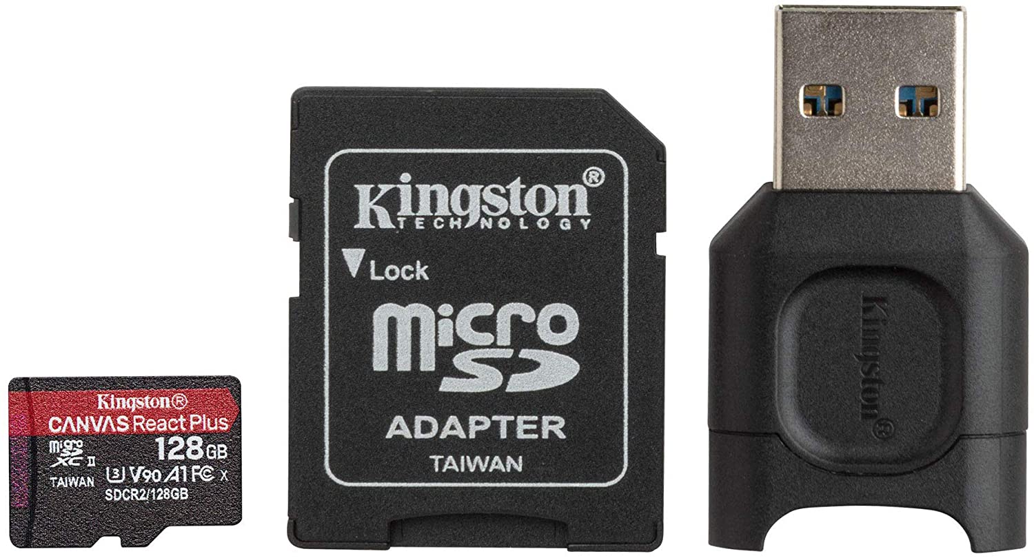 Kingston Tarjeta Micro SDXC 128GB UHS-II U3 V90 Clase 10 285MB/s
