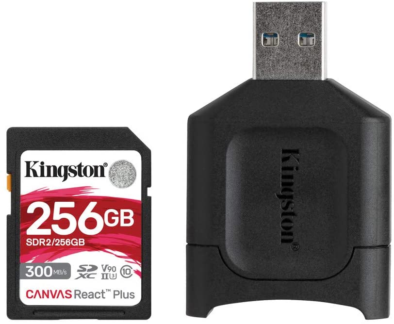 Kingston Tarjeta SDXC 256GB UHS-II U3 V90 Clase 10 300MB/s