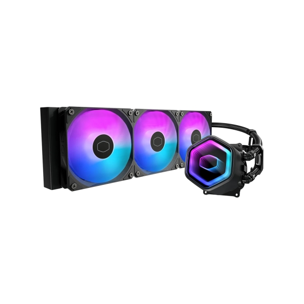 Cooler Master Masterliquid 360 Core II ARGB Kit de Refrigeracion Liquida - Ventiladores Preinstalados - Iluminacion Espejo Infinito - Color Negro Cooler Master Masterliquid 360 Core II ARGB Kit de Refrigeracion Liquida - Ventiladores Preinstalados - Iluminacion Espejo Infinito - Color Negro